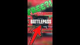 A way to get a FREE Valorant Battlepass.. #fyp #valorant #giveaway #shorts