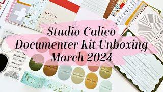 Studio Calico March Documenter Kit Unboxing
