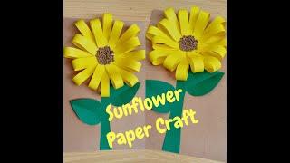 Sunflower Paper Craft | Kids Craft | DIY