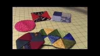 Folded Fabric Coasters