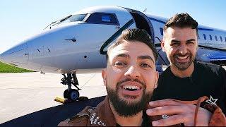 1 TAG mit SELFMADE MILLIARDÄR im PRIVAT JET (VLOG) ⎮ mit Saygin Yalcin - Younes jones