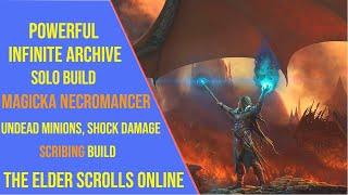 Powerful Magicka Necromancer Solo Build for Infinite Archive in ESO