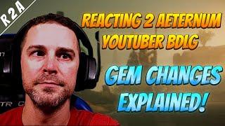 New World Gem Changes Explained By BDLG - Reacting 2 Aeternum