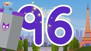 Numberblocks Magic Run 96 - Numberblocks 96 Adventure | Number Explore plus