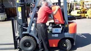 Western Material Handling #C068 New Tailift FD18P 3,500 lb. diesel pneumatic