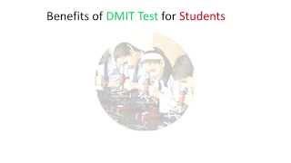 DMIT Test Benefits for school Students, DMIT Lab Bangalore India