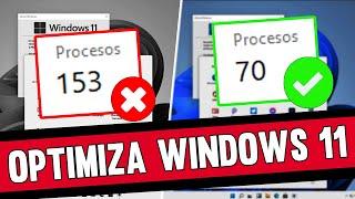 cómo Reducir los Procesos Y Optimizar Windows 11 y 10