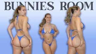 BUNNIES ROOM Bikini Try On Haul - 4K