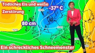 wetter alarm! Ein historischer Polarsturz und ein sehr großer Schneesturm beginnen...