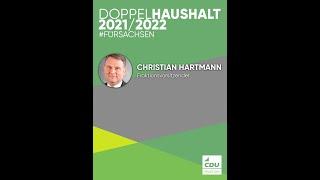 CDU-Fraktionschef Christian Hartmann: Warum wir mit diesem neuen Haushalt in Sachsen Kurs halten!