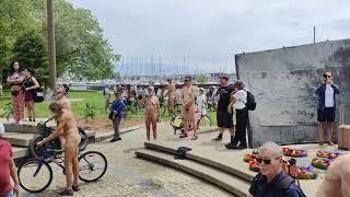 world naked bike ride toronto  jun 8/2024 #toronto #trending #viral #shortsviral #vlog #subscribe