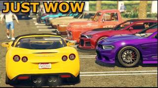 The BEST American Cars Were At This Meet - GTA Online