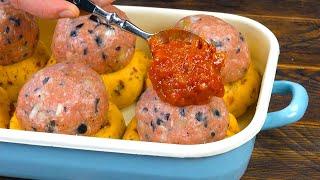 Un classico reinterpretato: sformato di polenta al forno con gustose polpette di pollo