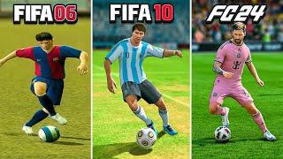 Scoring an INSANE Goal With Messi In Every FIFA (06-24)