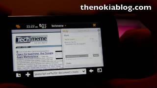 Nokia N900 and Bookmarklets