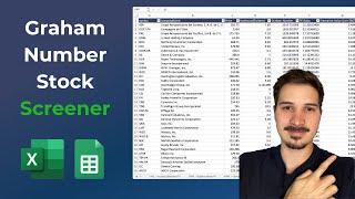 Build A Graham Number Stock Screener With Excel & Google Sheets - Step-By-Step Tutorial