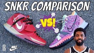 KYRIE IRVING'S NIKE KYRIE 6 VS KYRIE 7 | SNEKER COMPARISON