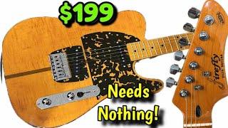 The Best Telecaster guitar Isn't Fender Or on Amazon!!