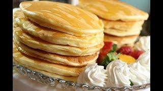 Pancakes or cakes are easy and quick بان كيك او فطائر الكيك سهل وسريع طرية وخفيفة كالقطن