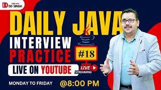 DAILY JAVA INTERVIEW PRACTICE #18| INTERVIEW QUESTION | JAVA PRACTICE | #javainterviewpreparation