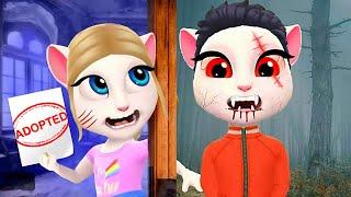 I was adopted by a vampire! How to Become a vampire! My Talking Angela 2 Cosplay