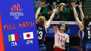 Italy  Japan - Full Match | Women’s Volleyball Nations League 2019