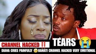 DIANA BAHATI IN TEARS  AFTER BAHATI YOUTUBE CHANNEL HACKED & WEDDING SONG DELETED  #dianabahati