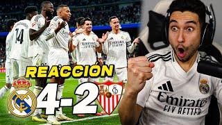 REACCIONES DE UN HINCHA al Real Madrid vs Sevilla 4-2 *ACABAMOS BIEN EL AÑO* | ByDiegoX10