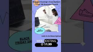 Inmotion Alternative Web Hosting Deals | Website Hosting + Free Domain + Free 100 Emails