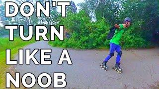 How to Inline Skate. First steps.How to turn on inline skates.