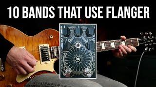 10 Bands That Use Flanger | Krozz Devices Airborn Flanger Pedal Demo