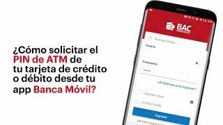 Cómo solicitar el PIN de ATM desde tu Banca Móvil - BAC Credomatic