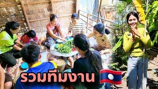 ตลาดนัดชื้อของทำขนมจีนน้ำยา รวมทีมงาน นานๆเจอกันที