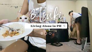 living alone in the Philippines: morning routine, night routine, cleaning vlog | silent vlog