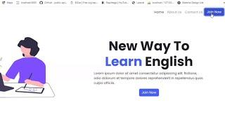 Create Landing Page | Bootstrap | Swapnil Codes