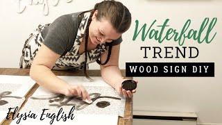 Wood Sign DIY | Farmhouse sign set | Secret to NO BLEEDING| Wall Art Homed Decor