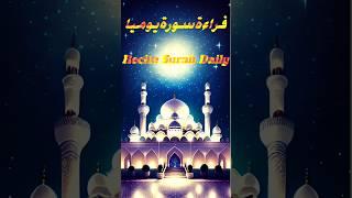 Recite Surah Daily | قراءة سورة يوميا