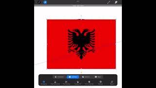 Drawing Albania ball #countryballs