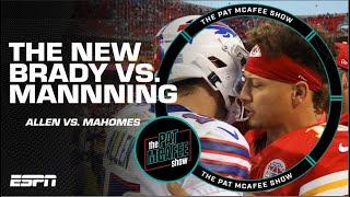 Patrick Mahomes vs. Josh Allen is the new Tom Brady vs. Peyton Manning | The Pat McAfee Show