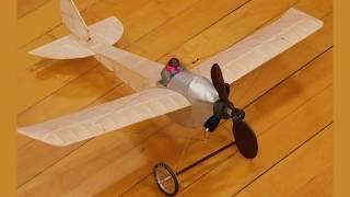 Free Flight Rubber Powered Eastbourne Monoplane