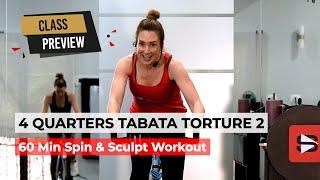 *DOWNLOAD* 4 Quarters Tabata Torture 2 (60 Min Spin Sculpt) Preview