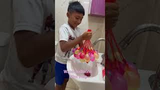 Me intlo kuda intena #naveenavlogs #ytshorts #naveena #water ballons