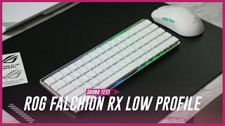 ROG Falchion RX Low Profile (RX Blue) Sound Test