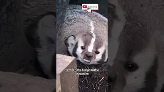 Bart The Naughtiest Badger!#documentary #facts #mystery #animals #funny #usashorts #wildlife #nature