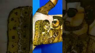 Couple mehndi design || bridal mehndi// behtrin mehndi design by Madhu Dadhich 