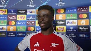 Bukayo Saka Post Match Interview | Sporting 1-5 Arsenal