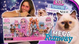 LOL Surprise Fashion Show MEGA Runway  Die Katzen drehen durch  Dolls Review  Unboxing deutsch