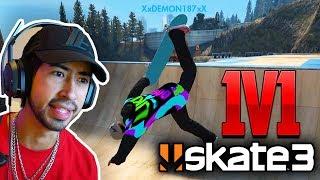 I Beat a FAN in a 1v1 SPOT BATTLE COMPETITION | X7 Albert Skate 3