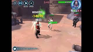 SWGOH - GAC - 3vs3 - Malak vs Padme