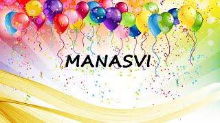 Happy Birthday to Manasvi - Birthday Wish From Birthday Bash